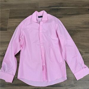 Pink Ralph Lauren Purple Label Button Down Dress Shirt